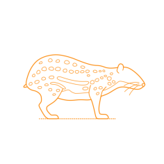 Animals Rodents Lowland Paca Outline Icon Svg Set, Free Vectors File